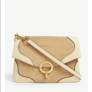 Sandro Suede Crossbody Bag